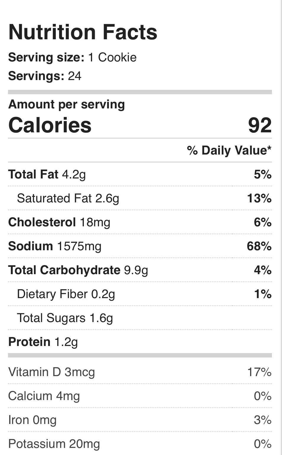 Sourdough Cookie Dough (Funfetti)